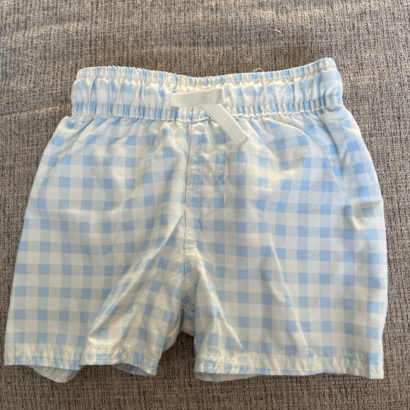 Cat & Jack Other - Cat and Jack Blue Checkered Swim Shorts